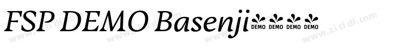 FSP DEMO Basenji字体转换 FSP DEMO Basenji字体转换
